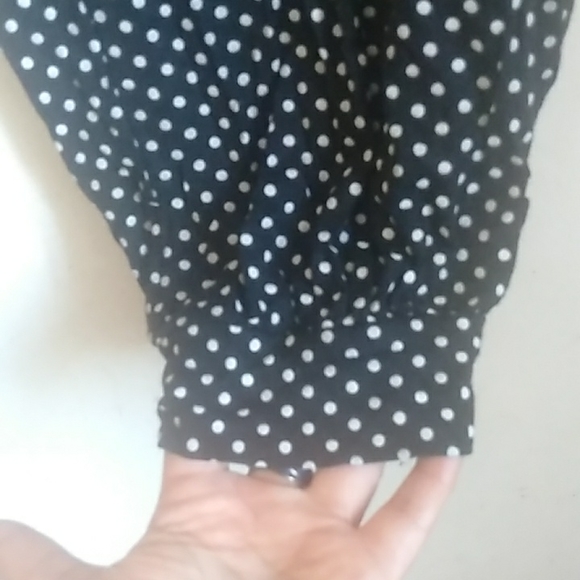 Doted Bohemian style flowy baggy pant - Picture 2 of 8